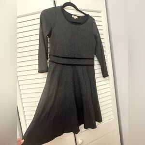 Elegant Black and Gray Dress